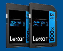 Lexar professional SDHC 800x