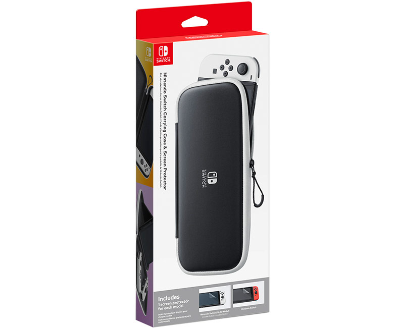 Nintendo Switch Case & Screen Protct Wht