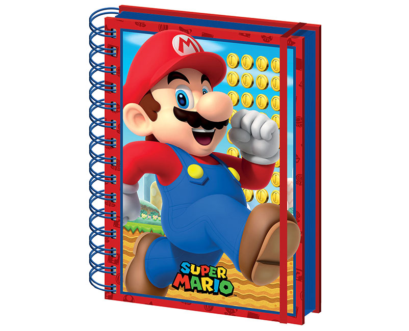 Pyramid Super Mario - Mario A5 Notebook