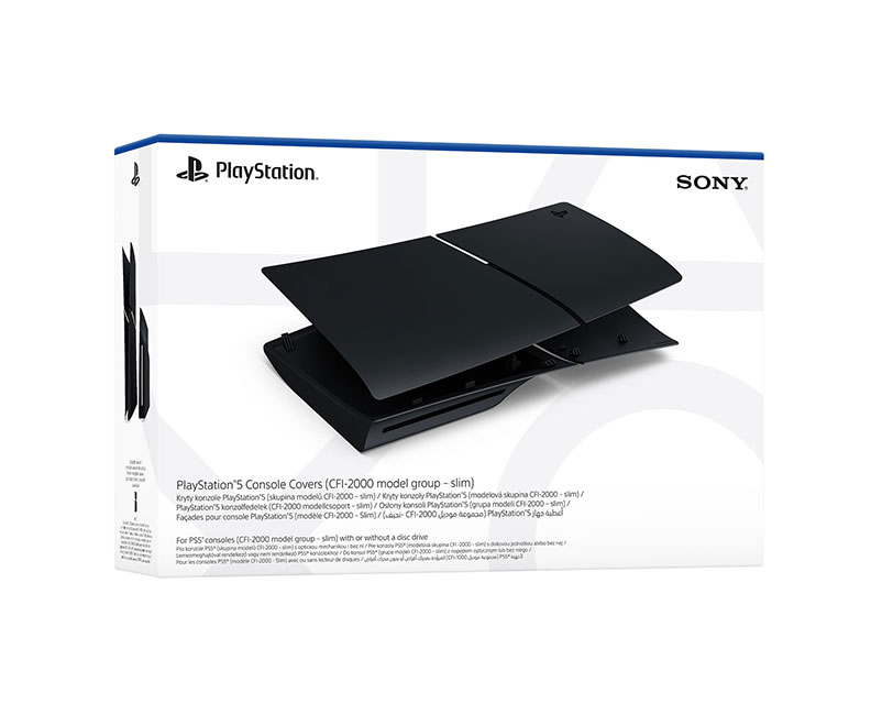 Sony PS5 Cover Midnight Black