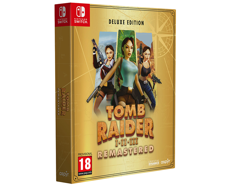 Tomb Raider I-III Remastered Deluxe NSW