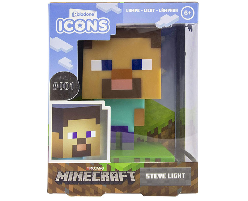 Paladone Icons: Minecraft - Steve Light