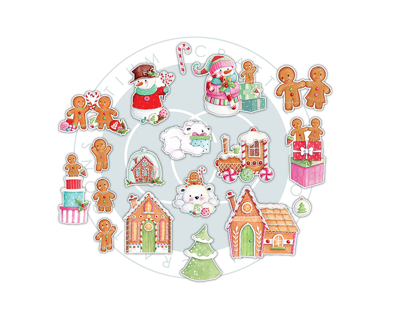 ΞΥΛΙΝΑ ΔΙΑΚΟΣΜ CANDY CHRISTMAS CRAFT