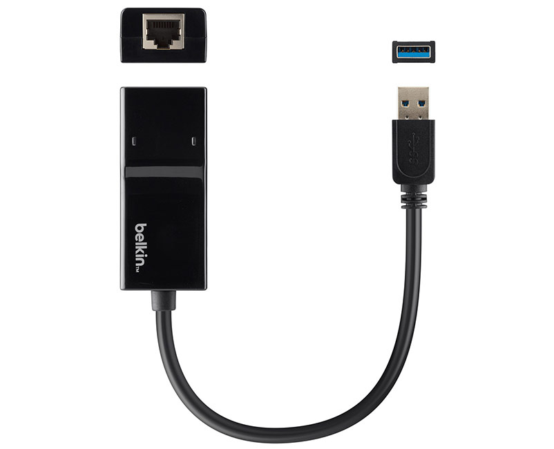 Belkin USB-A to Gigabit Ethernet Adapter at glance