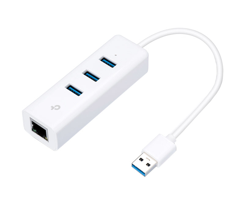 TP-Link USB 3.0 3-Port Hub & GbE 2-in-1