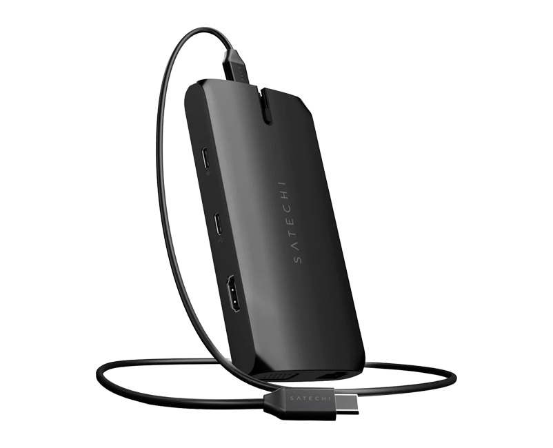 Satechi USB-C On-The-Go Multiport Adapter Black