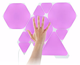 Nanoleaf Shapes Touch Reactive