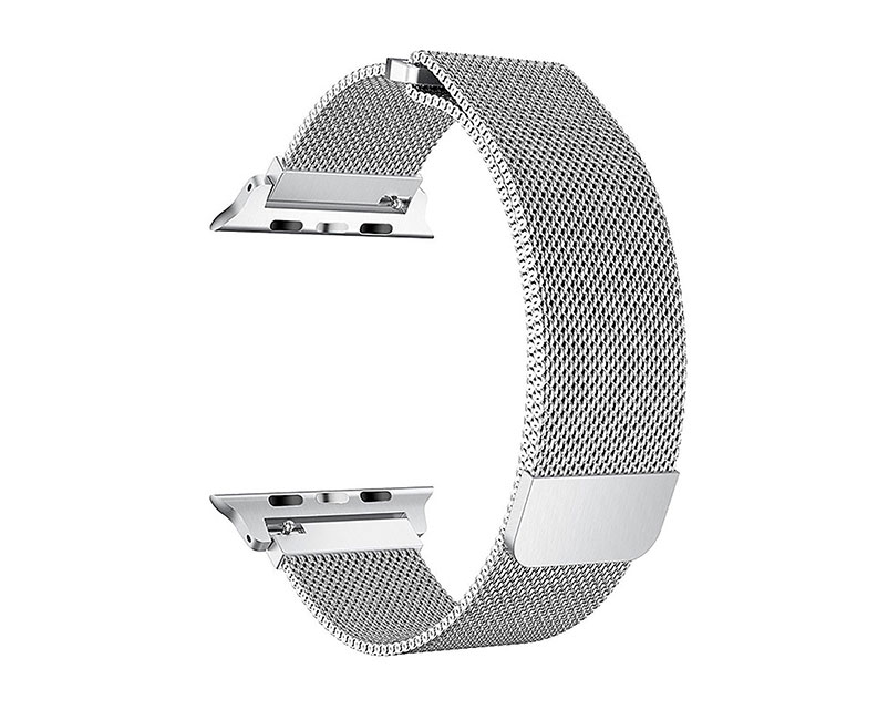 Magnetic Strap AppleWatch 38-40mm Silver