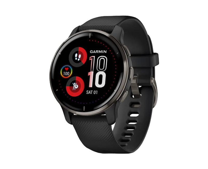 Garmin Venu 2 Plus 44mm Black with Slate Bezel | Plaisio