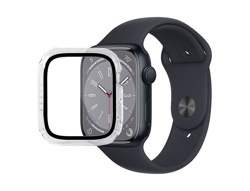 &Theta;ή&kappa;&eta; &Pi;&rho;&omicron;&sigma;&tau;&alpha;&sigma;ί&alpha;&sigmaf; Apple Watch 45mm Clear