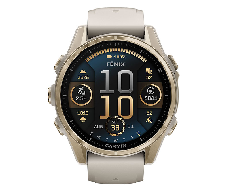 Fenix 8 43mm Amoled Sapphire Soft Gold
