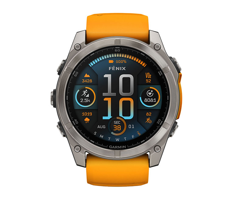 Fenix 8 51mm Amoled Sapphire Titan/Orang