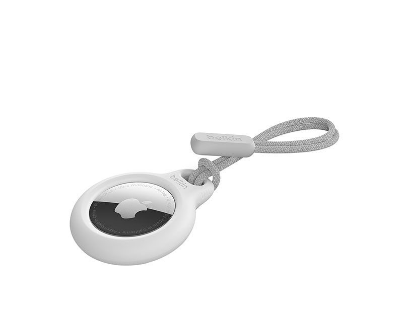 Secure Holder with Strap – White