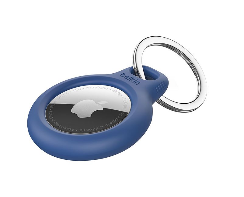 Secure Holder with Keyring – Blue