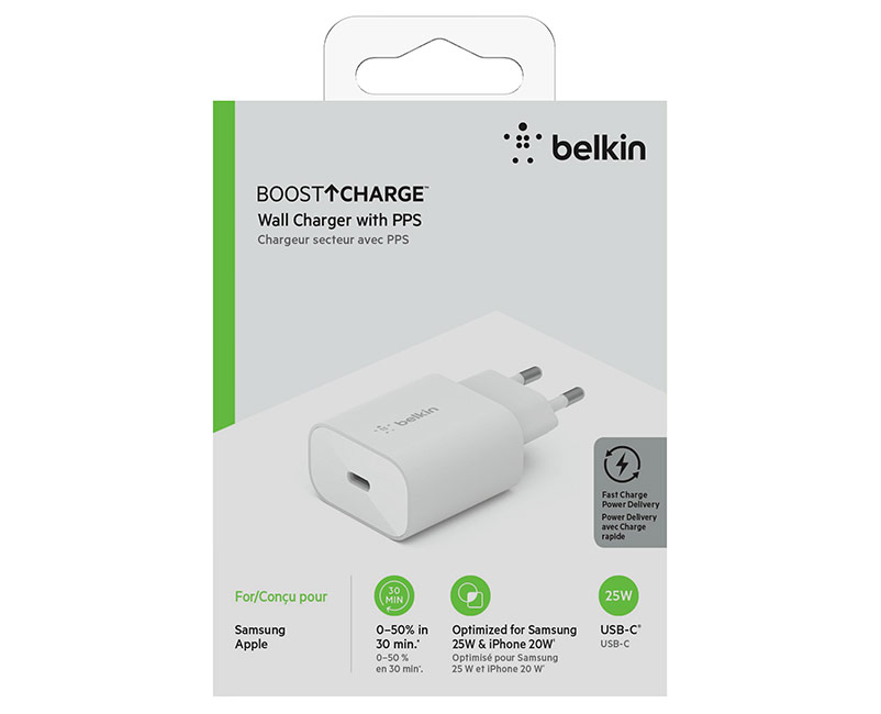 25W USB-C PD/PPS Home Charger at glance