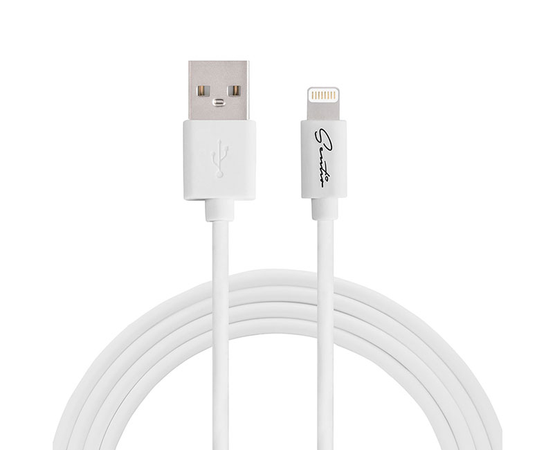 Sentio &Kappa;&alpha;&lambda;ώ&delta;&iota;&omicron; USB to Lightning 2M &Lambda;&epsilon;&upsilon;&kappa;ό