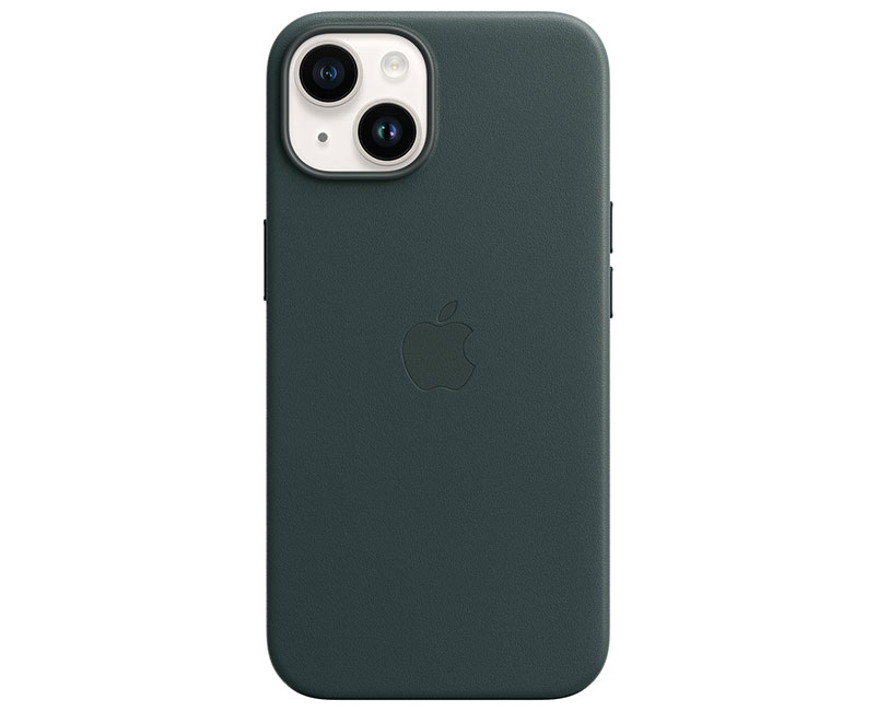 iPhone 14 Leather MagSafe Forest Green