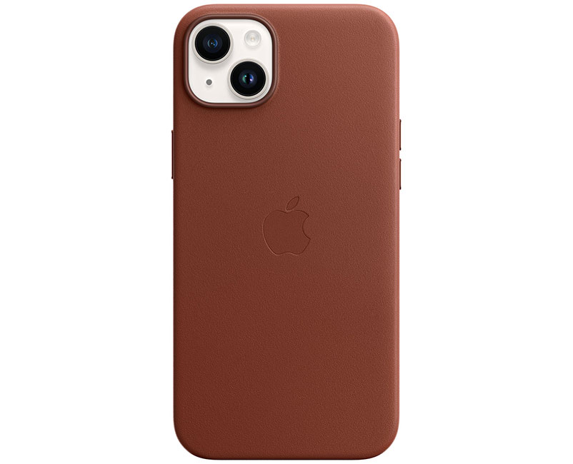 iPhone 14 Plus Leather MagSafe Umber