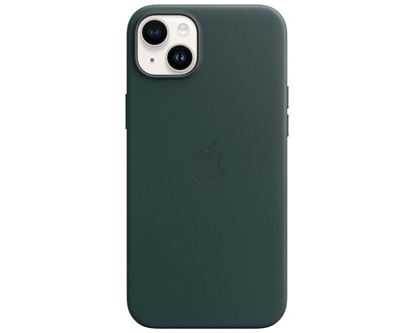 iPhone 14 Plus Leather Forest Green