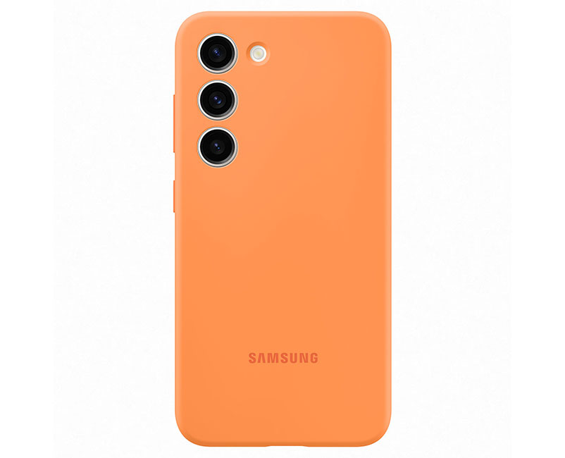 Galaxy S23 Silicone Cover Orange
