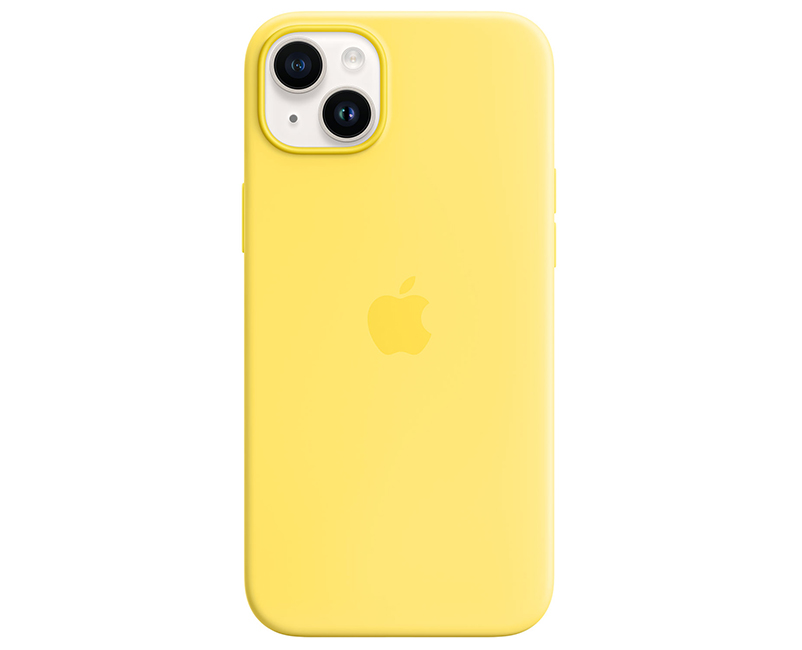 iPhone 14 Sil Case MagSafe Yellow