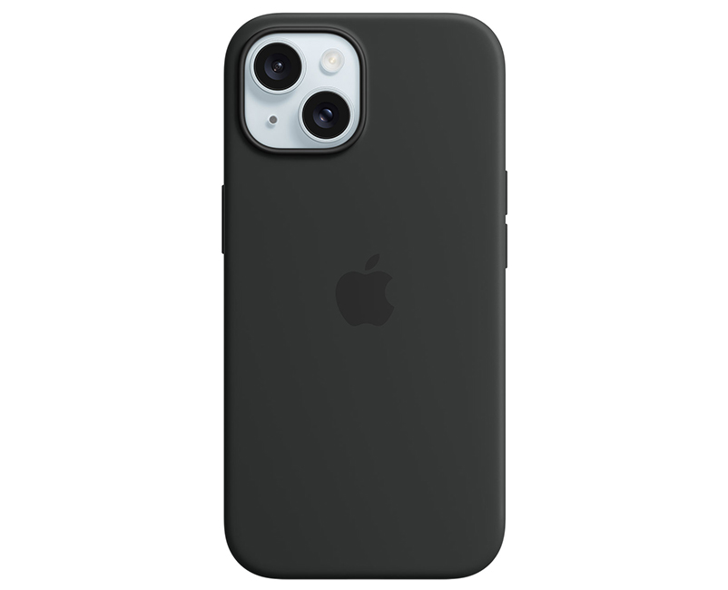 iPhone 15 Silicone Case  Black