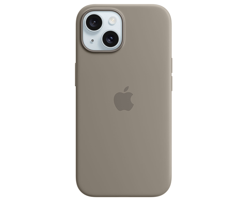 iPhone 15 Silicone Case Clay
