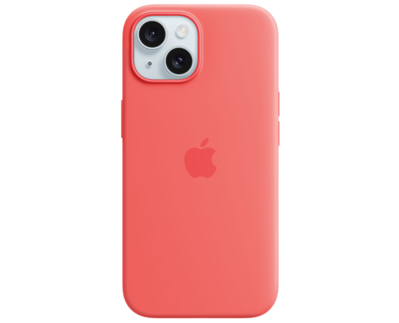 iPhone 15 Silicone Case Guava