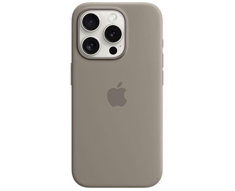 iPhone 15 Pro Silicone Case Clay