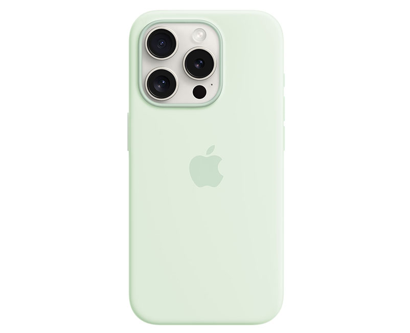 iPhone 15 Pro Silicone Soft Mint