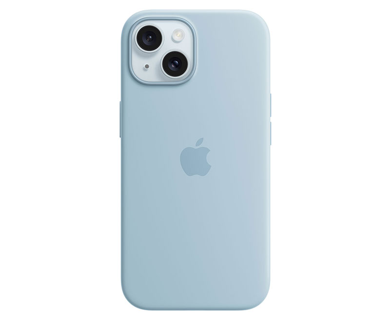 iPhone 15 Silicone Light Blue
