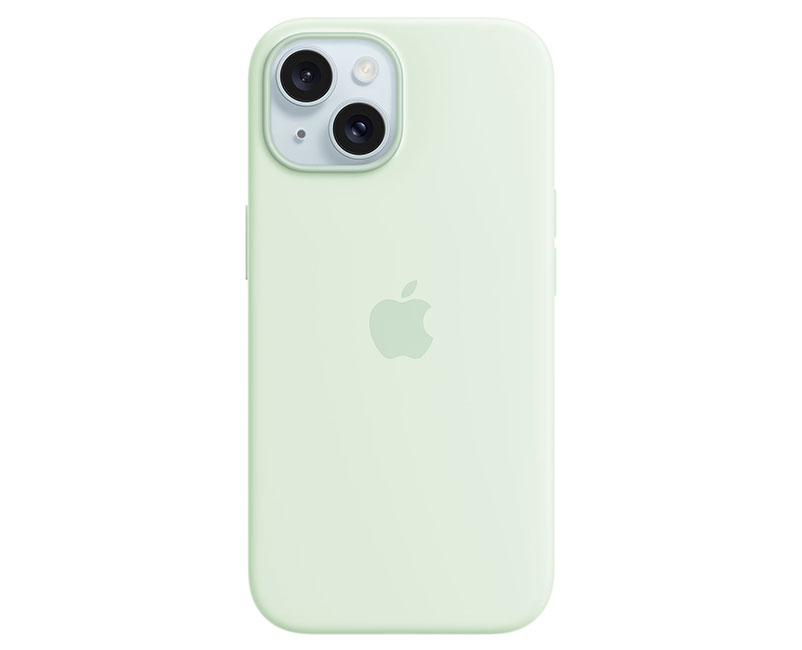 iPhone 15 Silicone Soft Mint