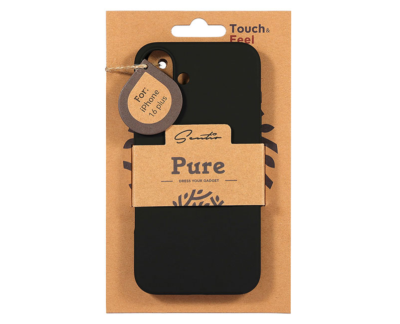 Case Sentio iPhone 16 Plus Pure Black