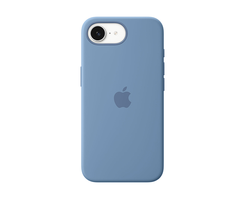 iPhone 16e Silicone Case Winter Blue