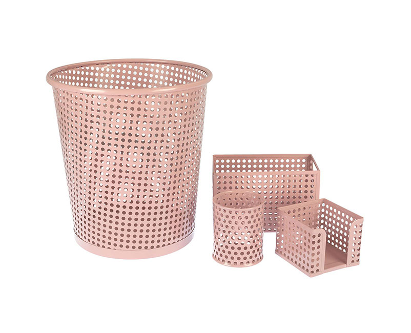 ΣΕΤ ΟΡΓΑΝΩΣΗΣ ΓΡΑΦΕΙΟΥ ΡΟΖ ΠΑΣΤΕΛ SENTIO